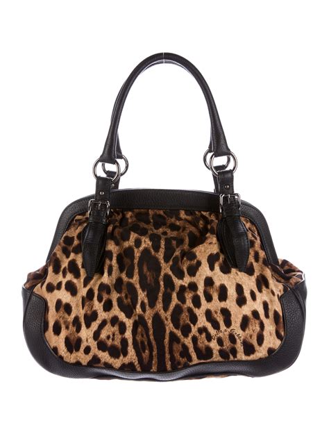 dolce gabbana leopard print boston bag|dolce and gabbana bags prices.